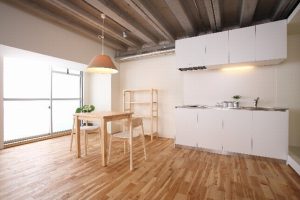 ピカピカのフローリング